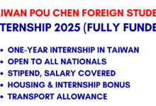 Pou Chen Group Foreign Student Internship 2025 in Taiwan (Fully Funded)