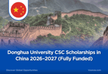 Donghua University CSC Scholarships in China 2026–2027 (Fully Funded)