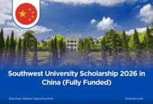 Southwest University Scholarship 2026 in China (Fully Funded)